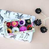 Assorted Tropical Flower Scented Tealights Tealights Foxyavenue UK